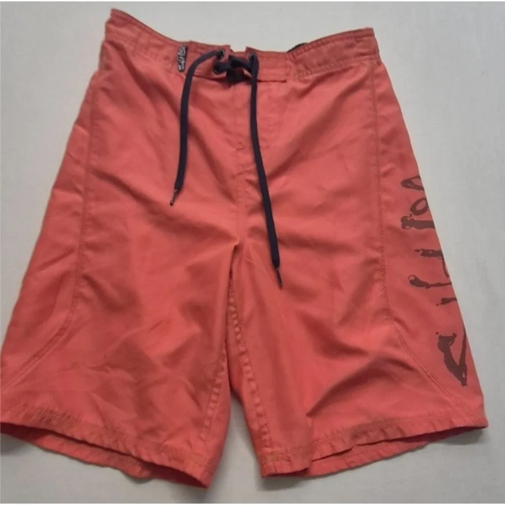 Salt Life men's pink boardshort trunks‎ Large drawstring elastic waist pockets
